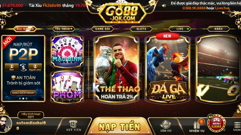 Hướng dẫn cách tham gia chơi cược thể thao Go88 chi tiết